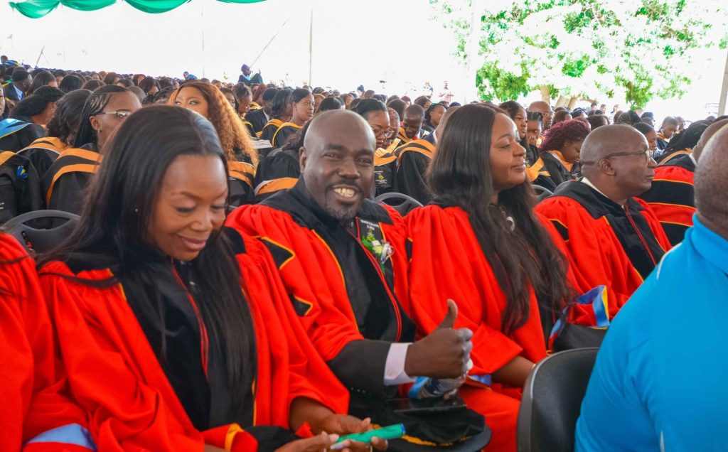 WUA graduates celebrating their academic achievements.